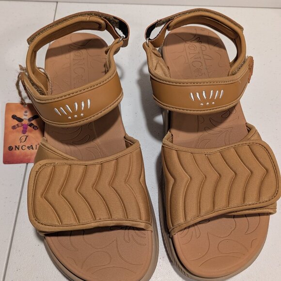 ONCAI Walking Ortho Hiking Sandal Khaki/Beige Women’s Shoes Size 12 Sandals - Picture 12 of 15